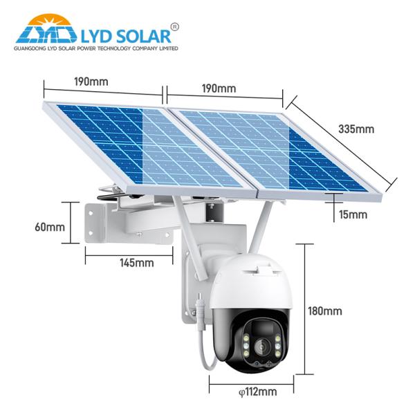Buy IR 4G CCTV Solar Wifi Security Camera 20m 3.6mm Lens at wholesale prices