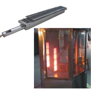 Infrared Barbecue Aluminum Gas Burner Industrial 16600 Btu/Hour