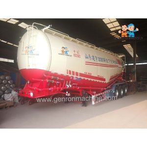 Quality Air Compressed 2 Axles V 67cbm 80T Aluminum Cement Trailer for sale