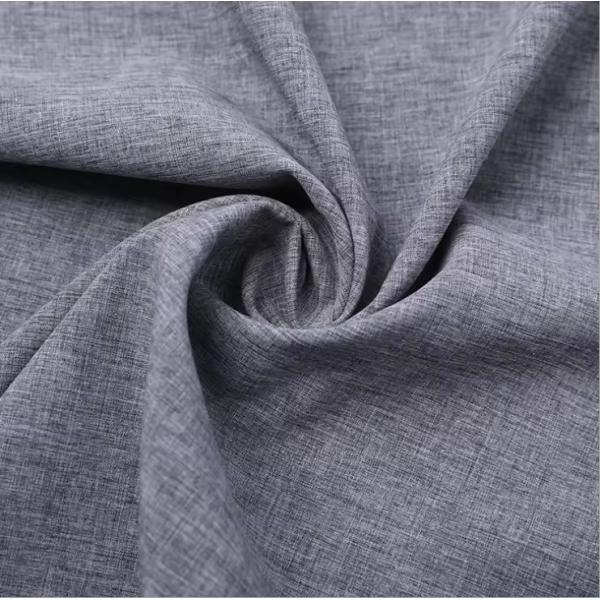 Jinsuo Grey Melange 4 Ways Stretch Woven Fabric with Medium Weight and 130*70 Density