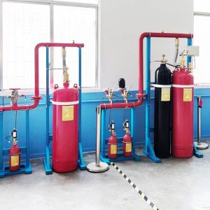 80L 90L IG541 Inert Gas Fire Suppression System For Storage Tank Room