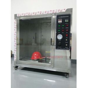 IS0 3873 Safety Fire Testing Equipment , Helmet Flammability Test Chamber