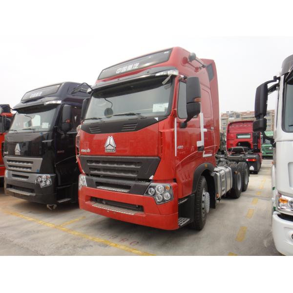 60-70T Heavy Duty HOWO A7 Tractor Truck With German ZF8118 Steering Diesel Type