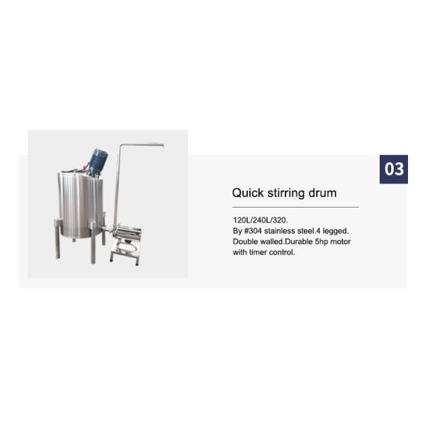 120L Stainless Steel Sugar Cone Production Line Automatic Tart Shell Baking Equipment