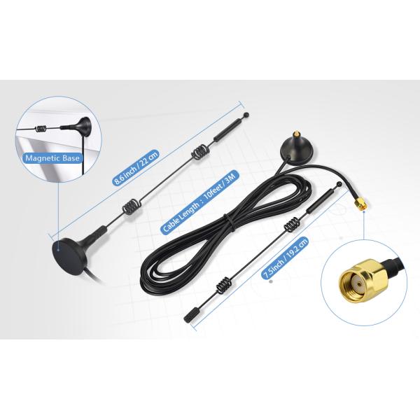 Wifi 2.4GHz 5GHz 5.8GHz 9dBi Magnetic Antenna