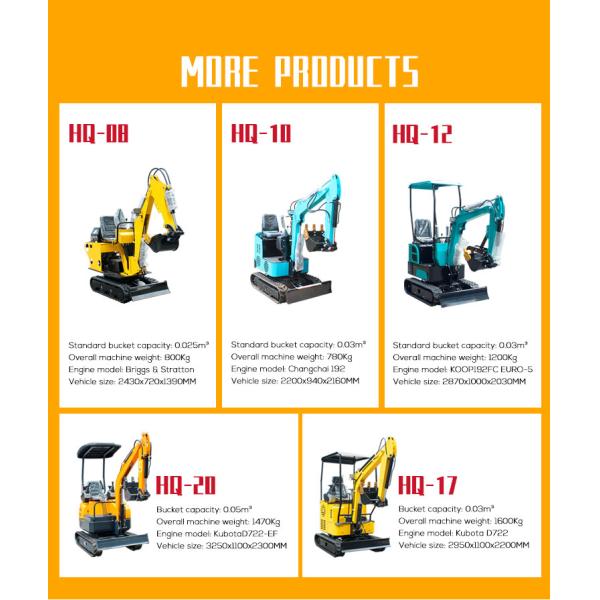 Chinese Earth Moving Machinery Towable Escavatore1ton 2ton 3ton Mini Excavator