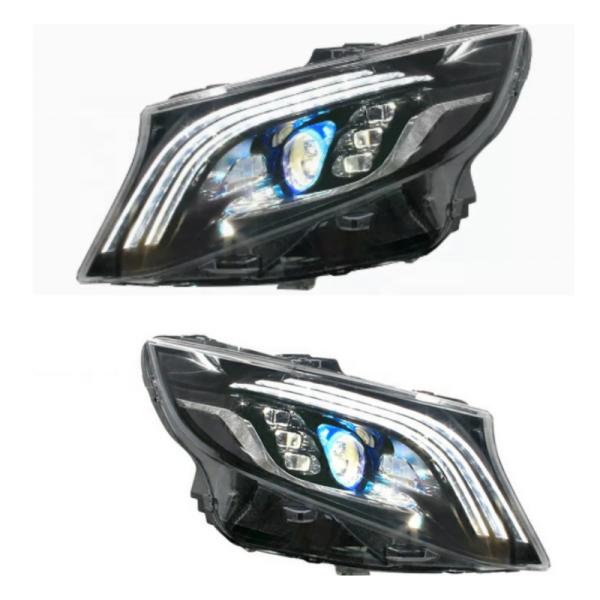 LED Running Light Water Steering V260 W447 Headlight Assembly For Mercedes Benz VITO