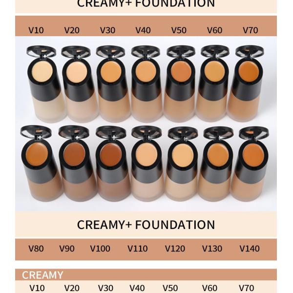 Wholesale Private Label Vegan Long Lasting Sweatproof Waterproof Makeup Face Liquid Foundation for Black Women