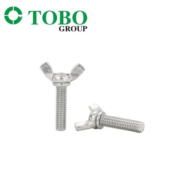 Buy TOBO 304 316  Stainless Steel Butterfly Wing Head Bolt at wholesale prices