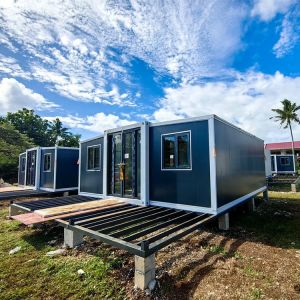 Wind Load 50m/S Prefab Shipping Container House With PVC Sliding Window And 150