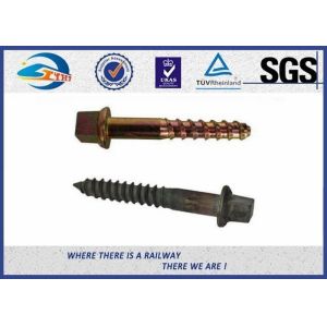 Railway Sleeper Screws Hexagon in Railroad , Track Hex Head Screw