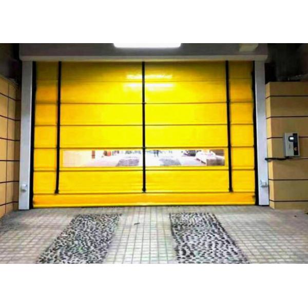 Buy High Security High Speed PVC Roll Up Rapid Shutter Door 304 Stainless Steel Aluminum Fast Zipper Door at wholesale prices