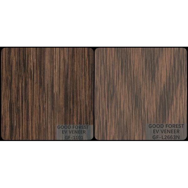 Engineered Wood Veneer Wenge Chicken Wing Wood Veneer 2500*640 mm