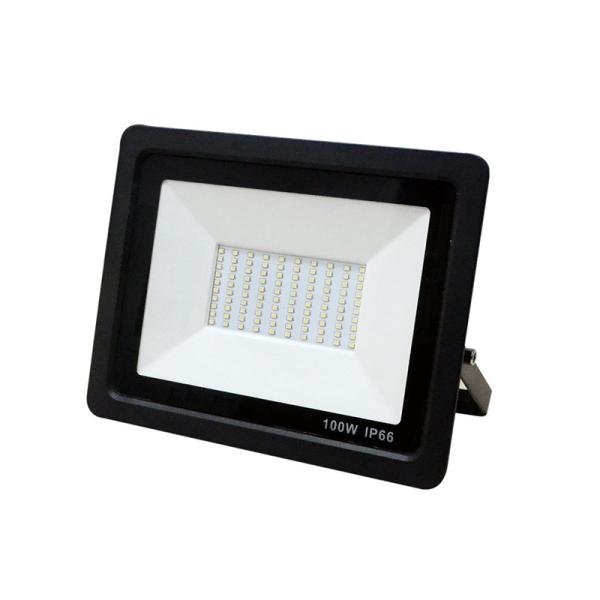 Buy 100W 300W LED Flood Lighting SMD2835 Chip White Black Aluminum at wholesale prices