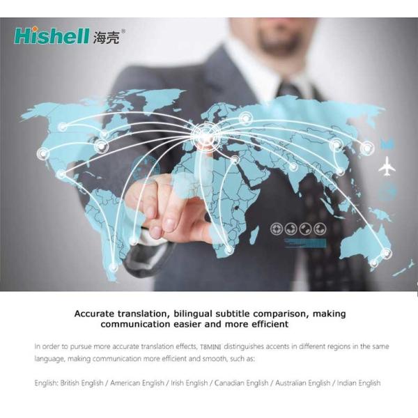 Multifunctional Voice Language Translators 600mAh Handheld Real Time