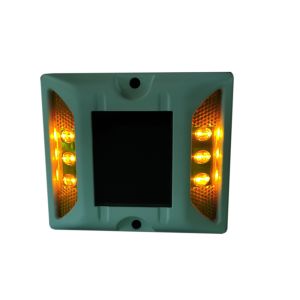 Aluminum Housing Solar LED Road Studs 250MA 2V Mono Crystalline