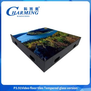China P3.9 LED Dance Floor Tiles High Resolution 500*500mm With Good Heat Dissipation on sale