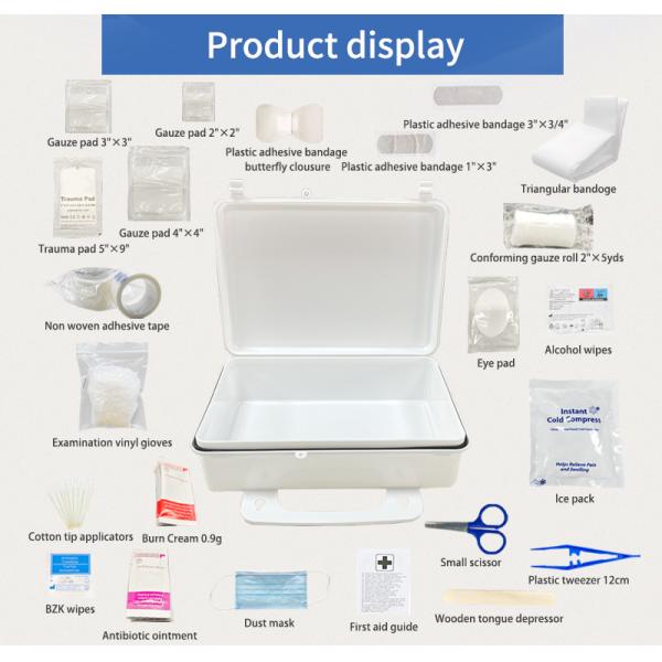 First Aid Kit for 25 People Meets OSHA & ANSI for Outdoor/Camping/Travel Emergency Medical Providers