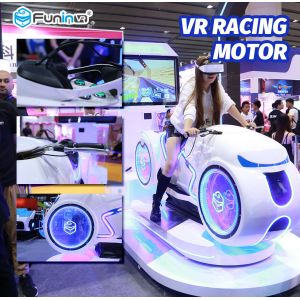 220V Virtual Reality Shooting Cinema 9D Racing Moto Game Machine