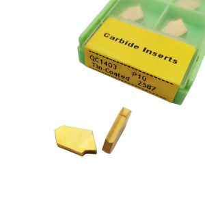 Parting And Grooving Carbide Cut Off Inserts Multilayer Coated GQD404-GE