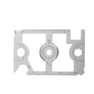 Precision Punch Stamping 70MM Sandblasting Multifunctional EDC Tool Card Knife