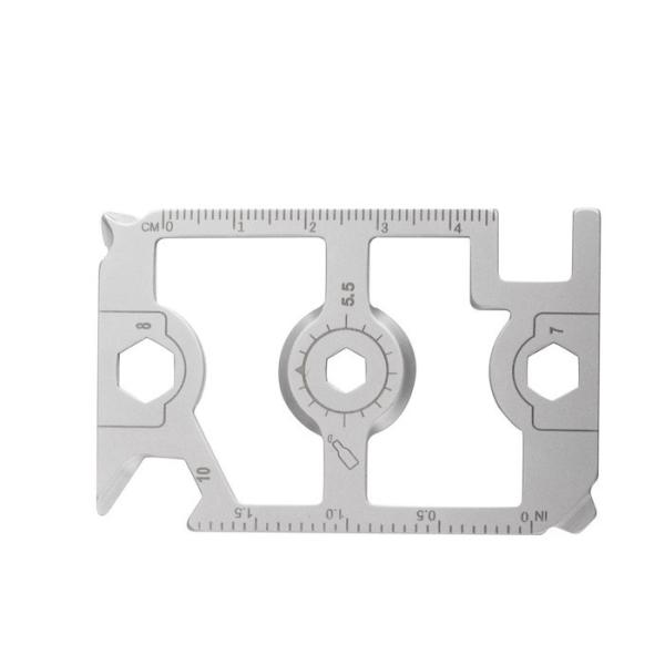 Precision Punch Stamping 70MM Sandblasting Multifunctional EDC Tool Card Knife