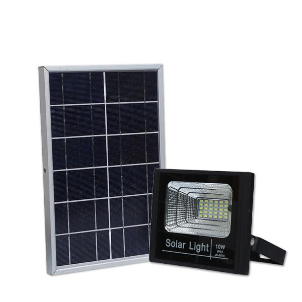 IP66 Waterproof 110lm/w Outdoor Solar Flood Lights 10W With 5000MAH Battery