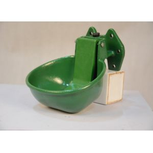 Cast Iron Cattle Water Bowls Powder Coated 2L With High Flow Rate Valve