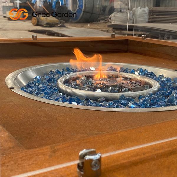 Table Top Steel Fire Pits Outdoor Patio Heater Corten Steel Fire Pit
