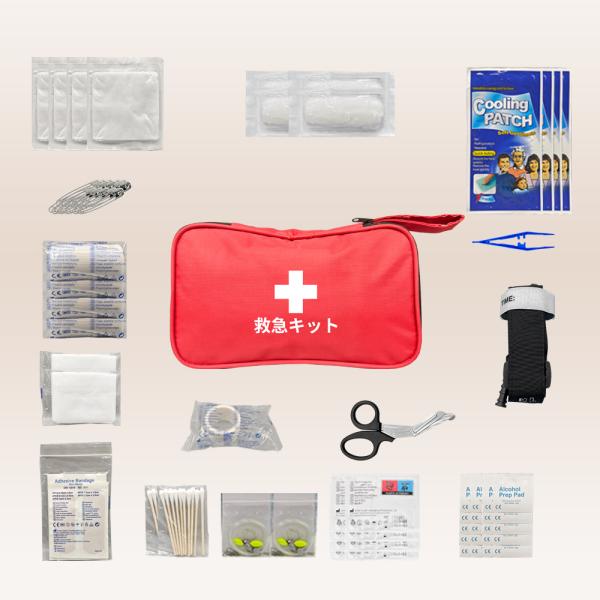 Survival Kit Pouch for Outdoor Adventures First Aid Box for Camping Boat Hunting