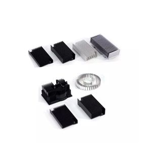 CNC Machining Brass CNC Parts Skived Fin Heat Sink OEM ODM