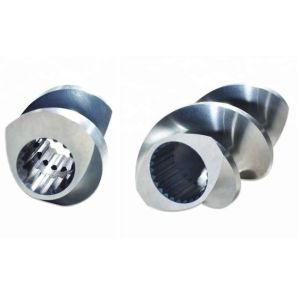 Quality High Conveying Efficiency Single Flighted Screw Element For Powder Mixed With Pellets for sale