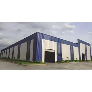 Customizable Commercial Steel Frame Building Metal Hangar Building With Sliding