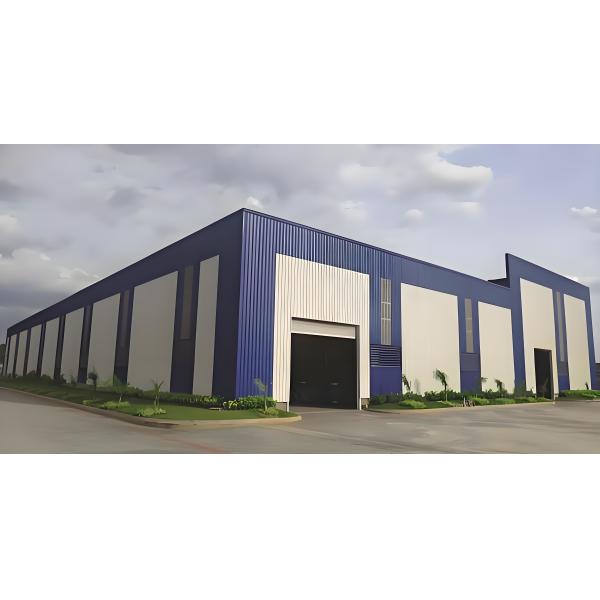 Customizable Commercial Steel Frame Building Metal Hangar Building With Sliding