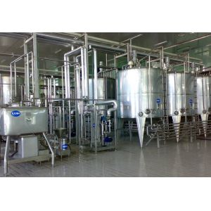 SUS304/316 customized 500-5000L/H plant milk processing line complete Soy/almond