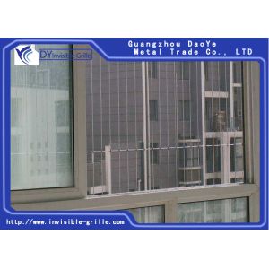 Home Safty Never Rust Grade 316 Stainless Wire 3.0mm Window Invisible Grille