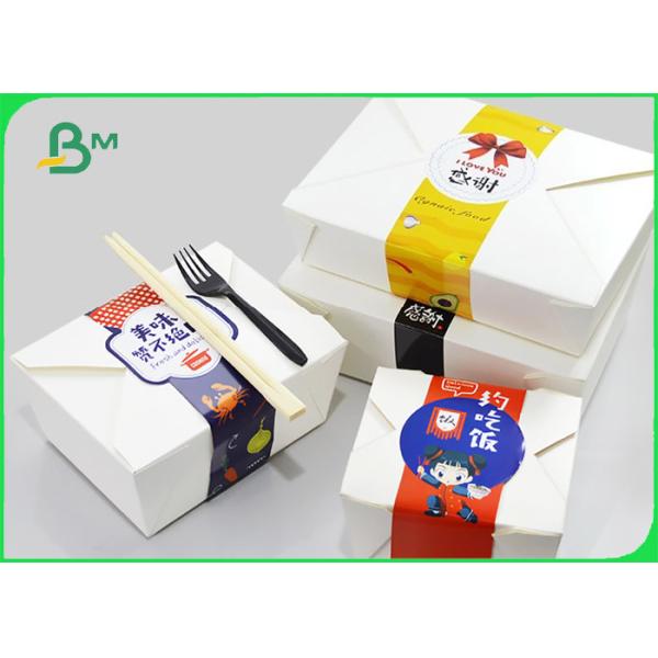 70 * 100cm 215gsm To 350gsm Food Grade GC1 White FBB Board For Lunch Box