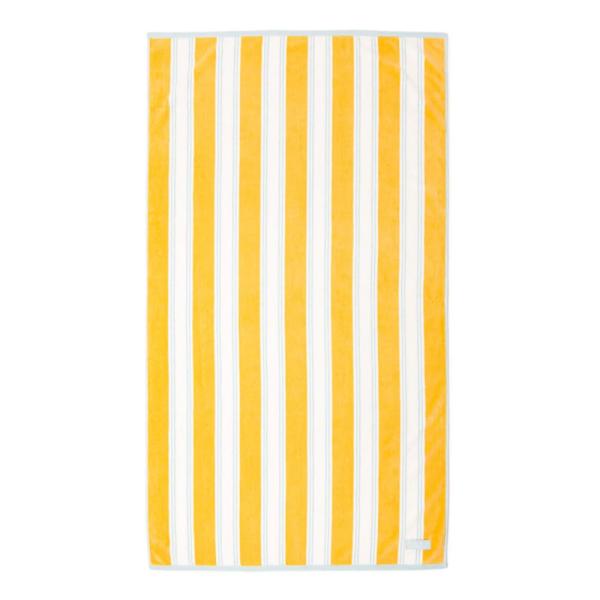 Premium 650 GSM Cotton Beach Towel with Storage Pouch and Integrated Carry Bag