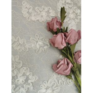 Corded Crochet Lace Fabric
