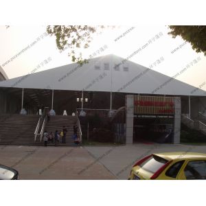 China Waterproof Outdoor Exhibition Tents 40 x 60m , Trade Show Canopy On Special Floor on sale