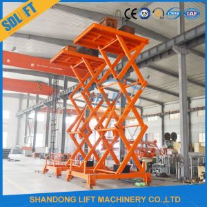 Stationary Hydraulic Lift Table Fixed Low Profile With CE