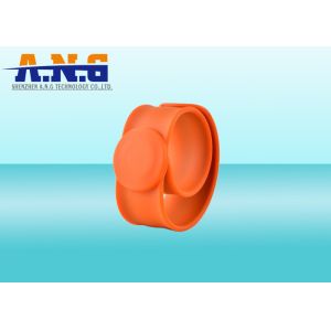 Slap RFID Wristbands with flexible stainless steel bistable spring bands
