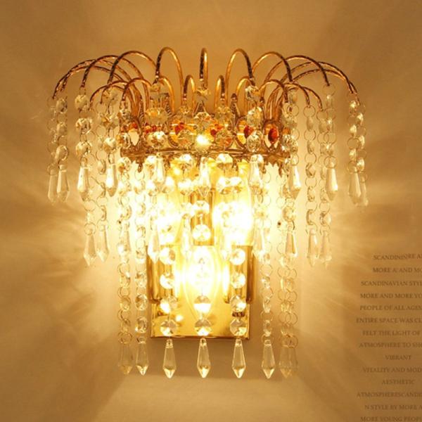 Crystal Wall Lamp Bedroom Led Wall Light Living Room Bathroom crystal light fixture(WH-OR-156)