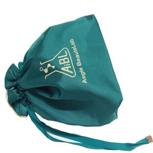 Customizable Luxury Smooth Soft Wig Hair Extension Package Fabric Drawstring