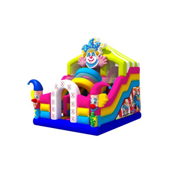 Buy OEM Inflatable Bouncy House With Slide New Design Clown Inflatable Combo at wholesale prices