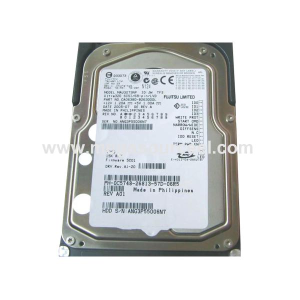Fujitsu Enterprise 73.5 GB Internal HDD - 3.5" - MAU3073NP - Ultra320 SCSI - 15,000 rpm