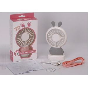 led light fan / rechargeable portable custom plastic chinese personalized hand