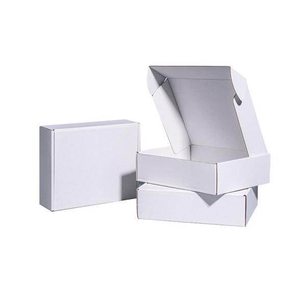Customizable White Rigid Electronics Shipping Packaging Box Art Paper With Durability