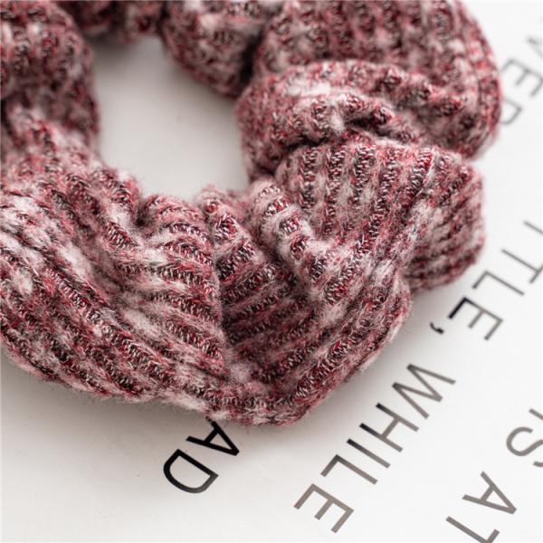 winter polyester striped large accessories Japan Korea ins hair rope lady scrunchies Yiwu wholesale