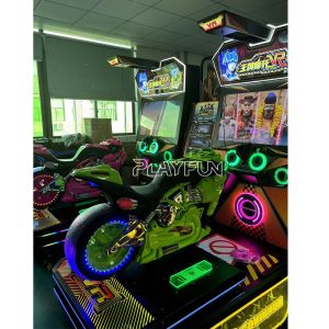 2024 New Indoor Coin Operated Running Ostrich DX Moto Simulator 2 Player